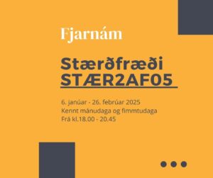 Read more about the article Stærðfræði – STÆR2AF05